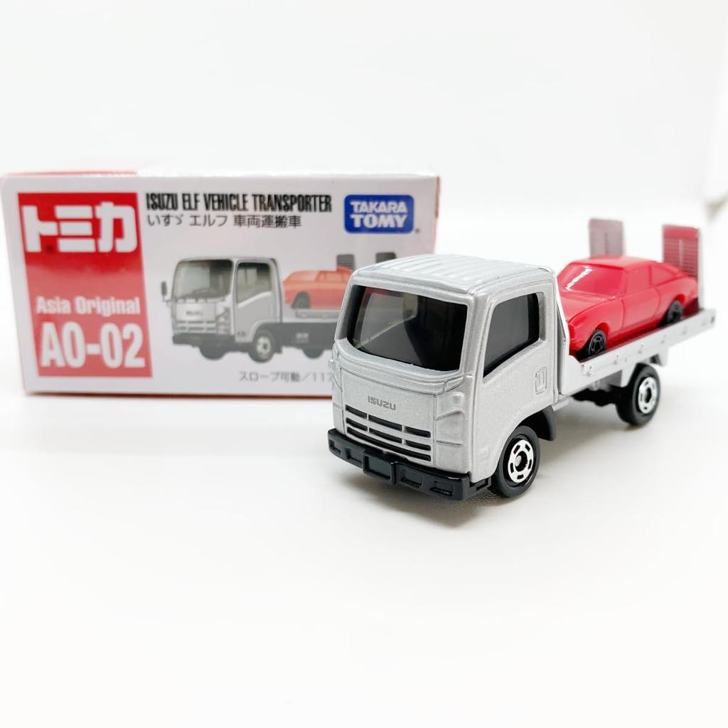 Tomica Asia Limited AO-02 Isuzu Elf Vehicle Transporter Truck Overseas Limited Tomica Item [Item]