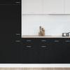 Hanging Cabinet with Shelf Black Oak Effect 80 x 31 x 81.5 cm