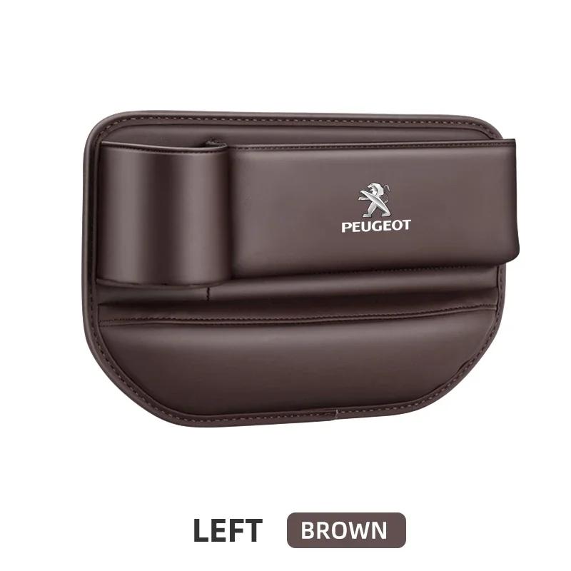 

2026 Hot Car Sticker Car Seat Gap Storage Box Console Filler Stowing Tidying Case For Peugeot 206 207 208 306 307 308 508 106 10