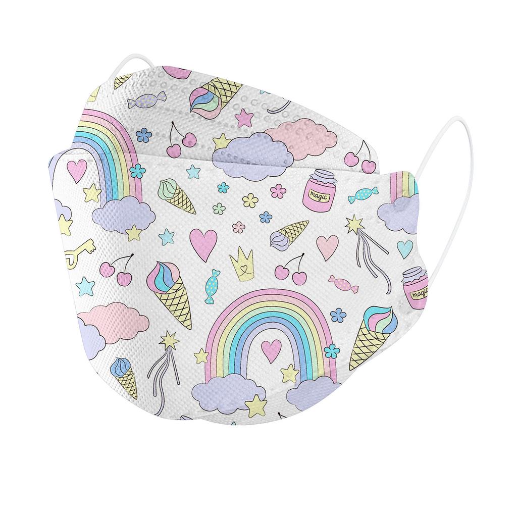 100 stk Barn Barn Baby Masker Engangsmasker Tegneserie Ørehengermasker Blandet Parti