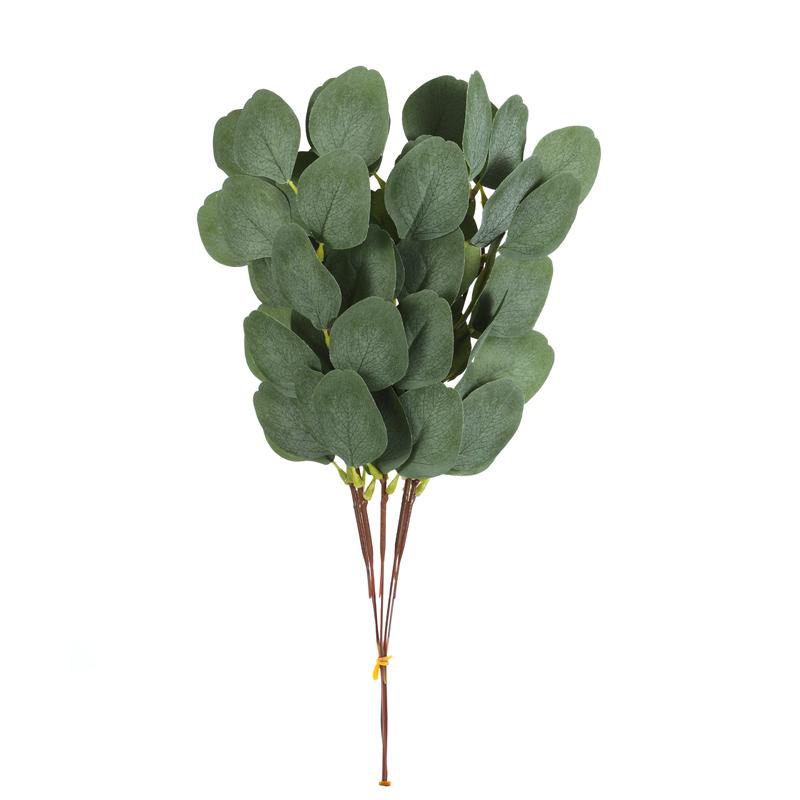 Artificial Mixed Eucalyptus Willow Leaves Stems DIY Bouquets Floral Faux Eucalyptus Garland Arrangement Home Wall Decor Wedding