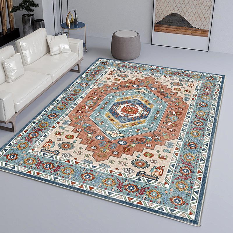 American Style Carpet Living Room Bedroom Bedside Carpet Foldable Carpet