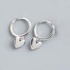 PANJBJ 925 Sterling Silver Bow Knot Earring for Women Texture Tassels Sweet Romantic Korean Jewelry Gift Dropshipping