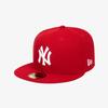 New Era Berretto Fitted Base New York Yankees Scarlatto 11591122