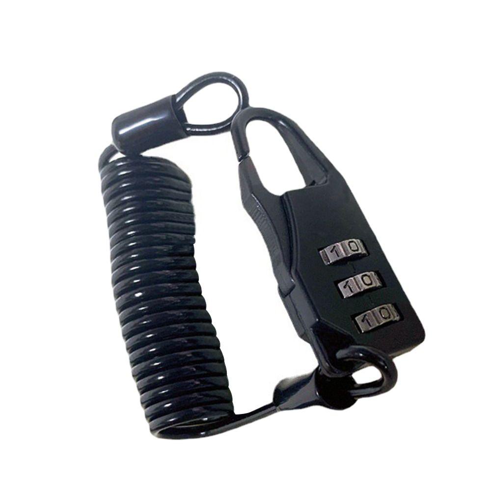 3-digit Locks Wire Rope Padlock Anti-theft Smart Combination Lock Code Security Lock