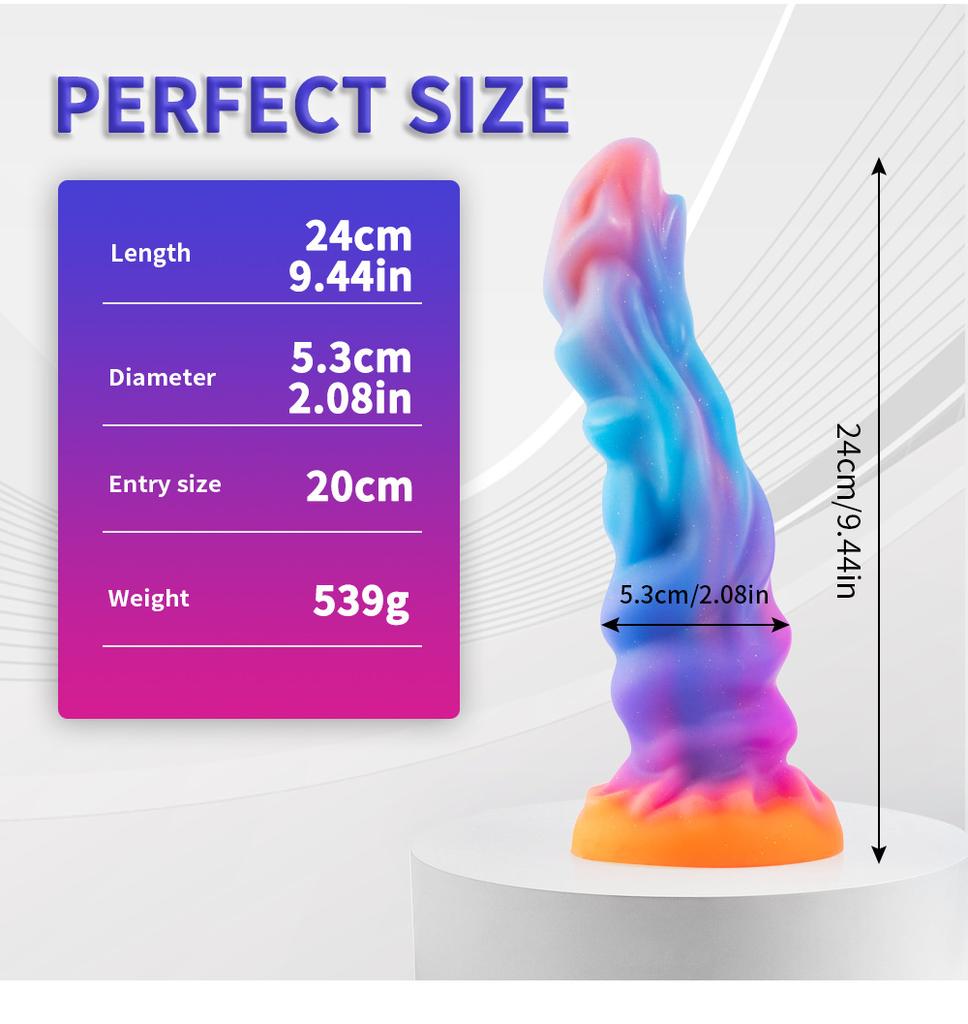 Alien New Liquid Silicone Anal Expander SM Sex Toy Anal Plug