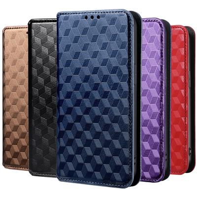 Magnetische Portemonnee Lederen Hoesje voor Samsung Galaxy S25 Ultra S24 Plus S23 A06 A16 A26 A36 A56 A17 Flip Stand Kaarthouder Tas Cover