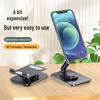 Foldable Aluminum Phone & Tablet Stand with Rotating Anti-Shake Design