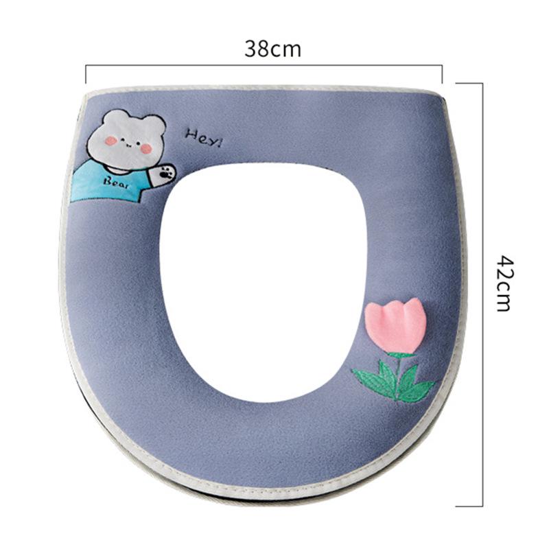 "All-Season Portable Zipper Toilet Seat Cushion"