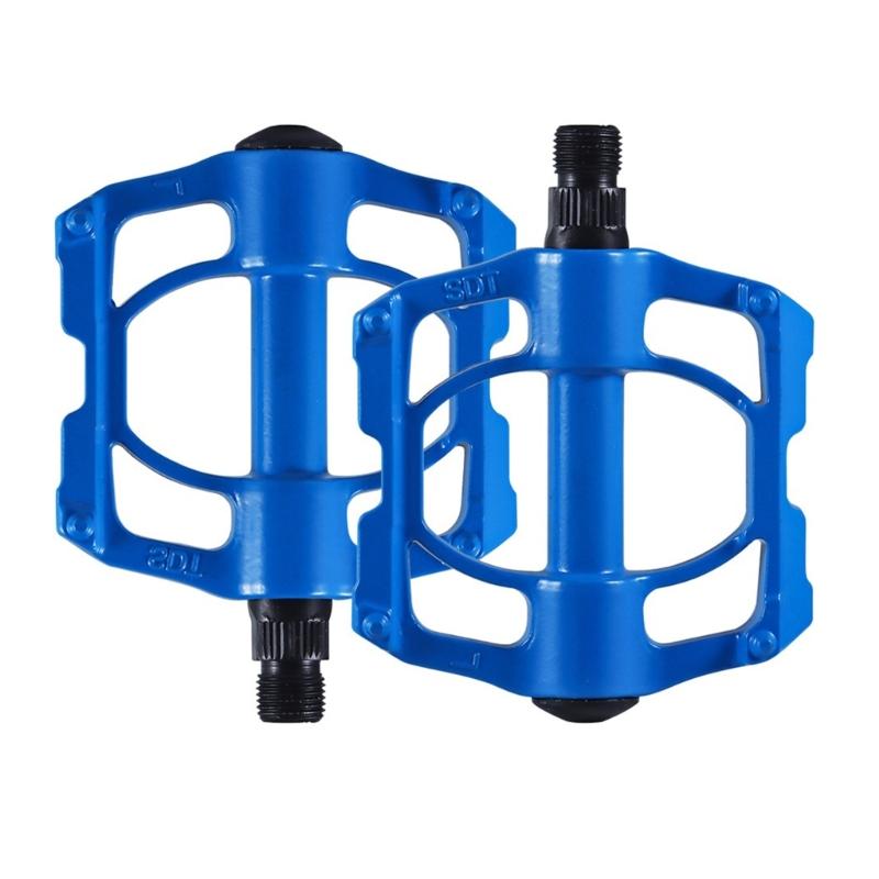 Aluminum Alloy Mountain Bicycles Pedals 4 Seal Bearings Nonslip Bicycles Pedals Wide Flat Cycling Pedals Enduring