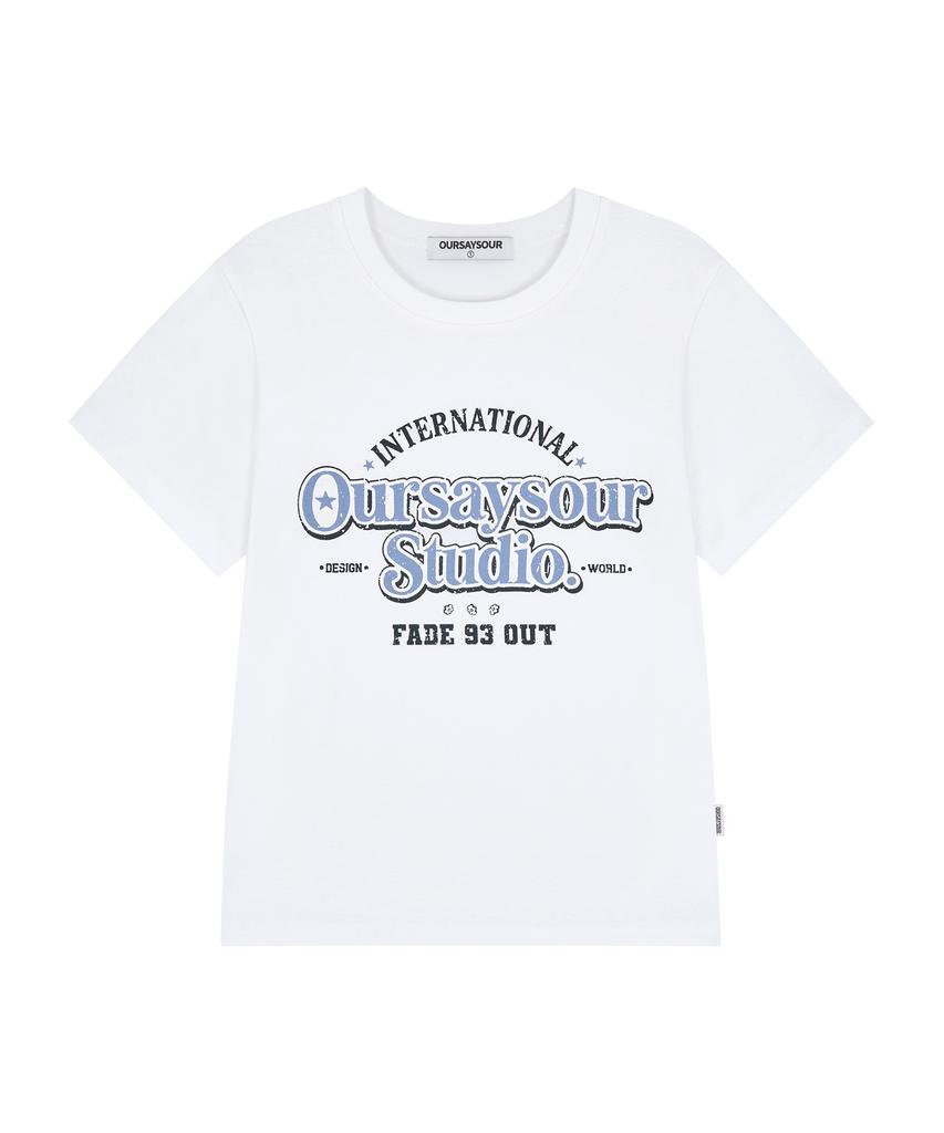 Awoseiawo Fade 93 Our White Short Sleeve T-Shirt