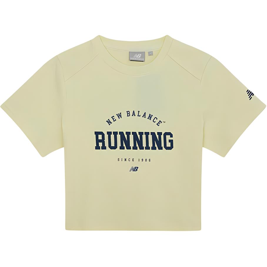 New Balance Regular T Shirt Women s Light Yellow NEE22342-LYL L