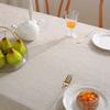 Amazon Direct Supply Cotton And Linen Tablecloth Solid Color Fabric Restaurant Home Coffee Table Rectangular Tablecloth Cover