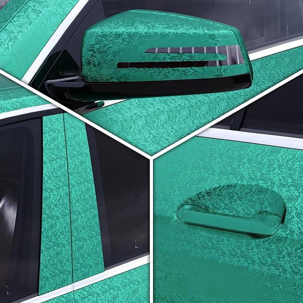 50x30CM Carbon Fiber Vinyl Film 3D/6D Matte Effect High Gloss Motorcycle Body Stickers Wrap Self-adhesive Car Sticker