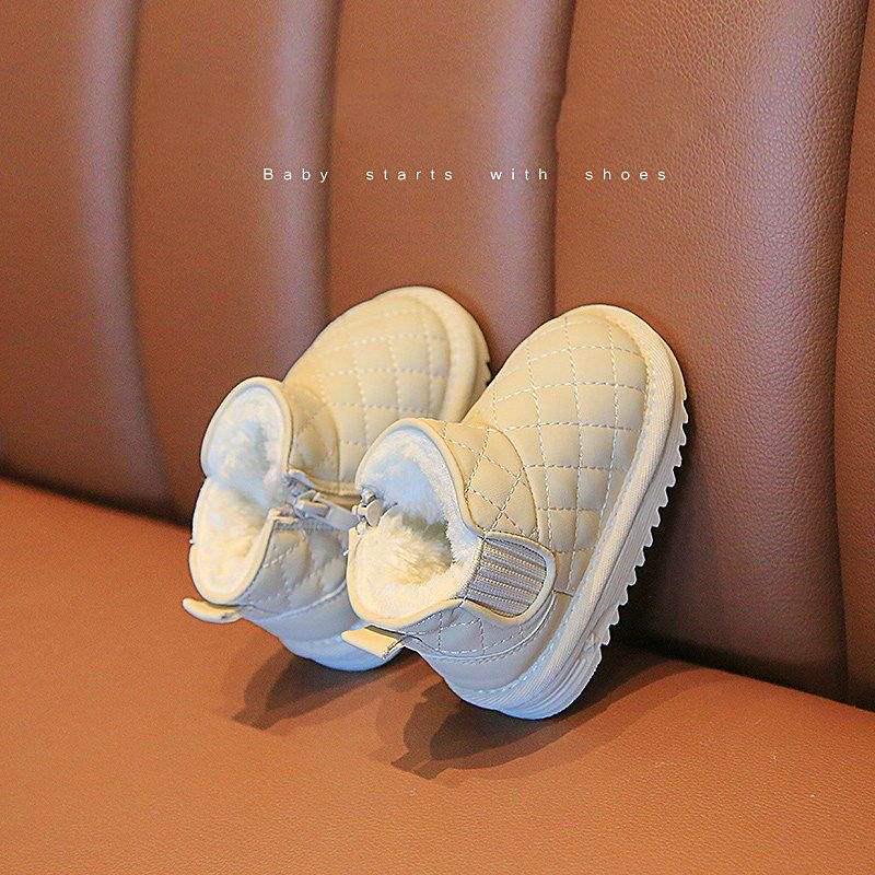 Infant Soft-Soled Plush Cotton Walking Shoes - Winter Snow Boots for Toddlers