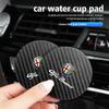 2 Pièces Sous-verres de Voiture Porte-gobelet d'Eau Tapis Antidérapants Accessoires Pour GT Stelvio F1 Brera Volante Tonale Gloria Disco