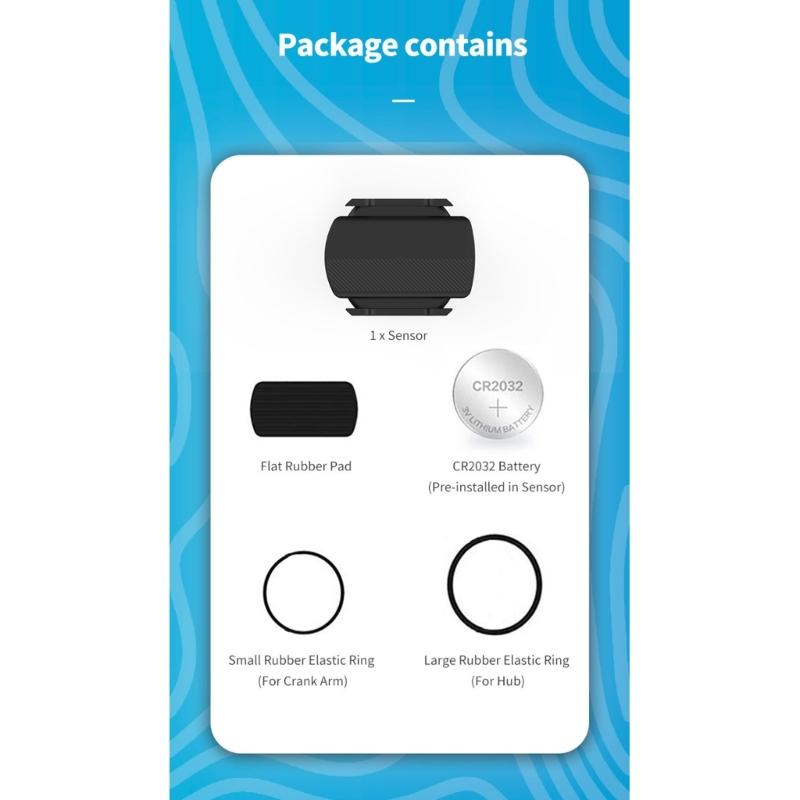 Quickly Install Bike Speed Cadences Sensors Waterproofed For Cycling Computers Training Data Monitoring