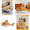 Soft And Cuddly Shark Cat Plush Stuffed Animal Unique Ocean Design For Kids