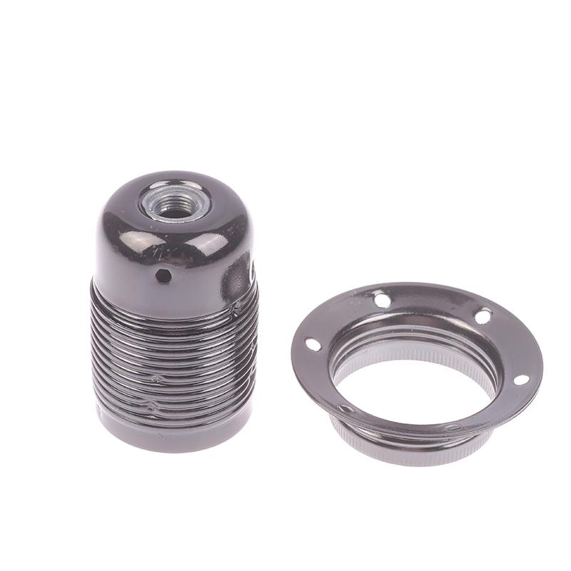 Metal Lamp Holder E27 Polished Vintage Lamp Socket DIY Light Lamp Base Retro Screw Adapter Lampholder For Lighting Fixture
