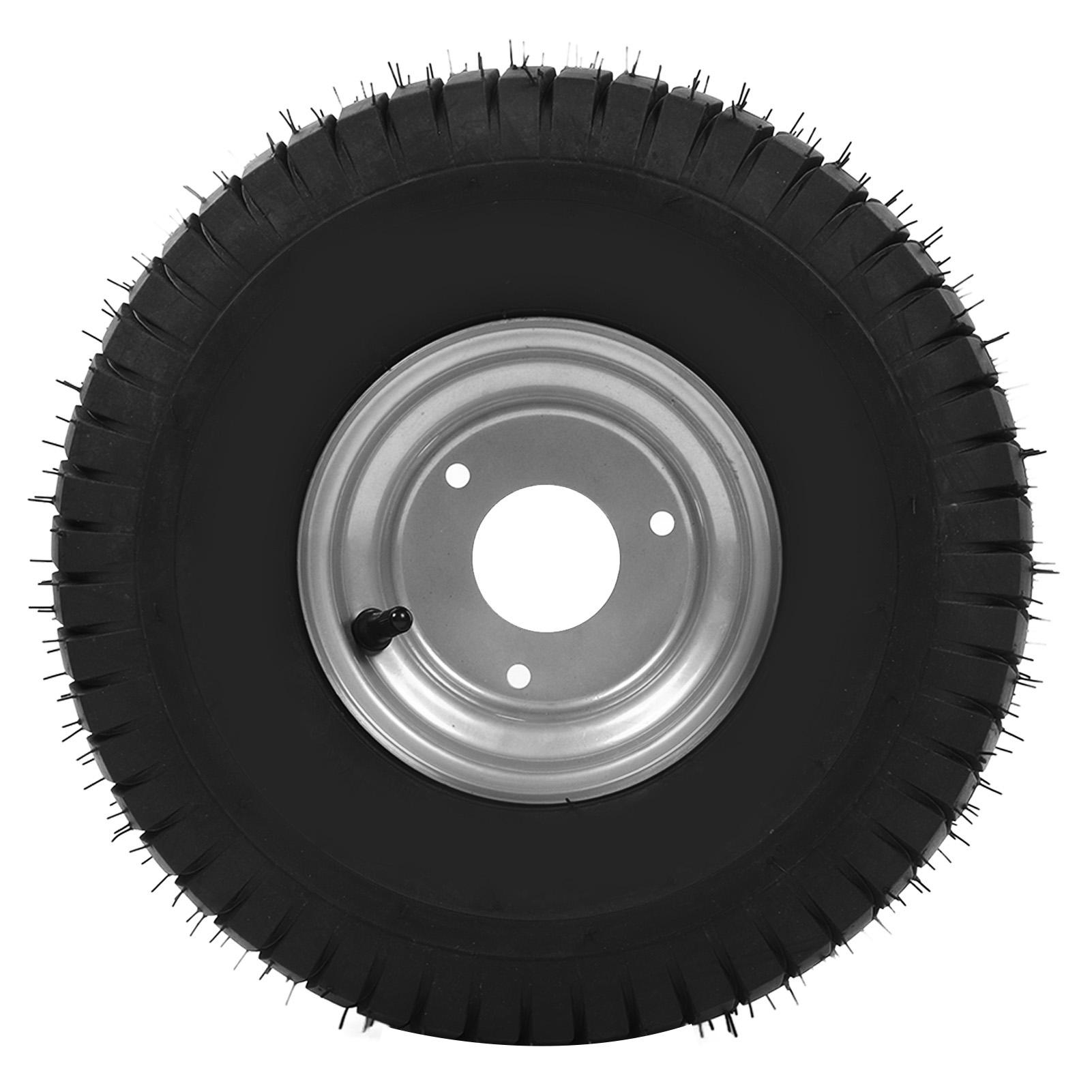 15x6.00‑6 Tire Wheel with Hub Heavy Tires for ATV UTV Kart Lawn Mower Farm Vehicle