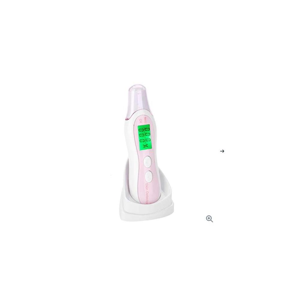 Hauttester Gesichtspflege-Hautöltester für den Heimgebrauch mit digitalem LCD-Display (Weiß)