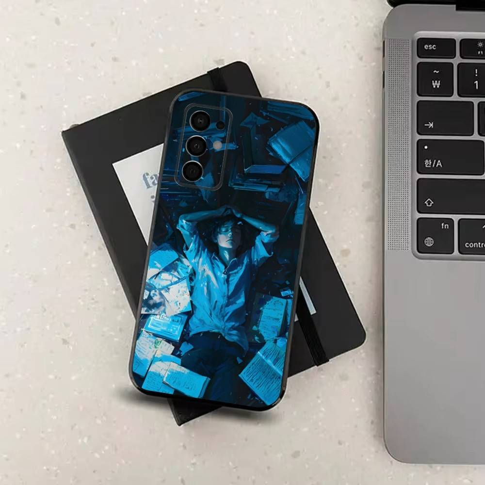 illustratio Books Art Phone Case For Samsung Galaxy A91,A80,A73,A72 ,A71,A53A52,A32 ,A31A22,A21s,A20,Black Cover