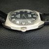 VINTAGE HMT JANATA HAND-WINDING INDIAN MENS BLACK COLOR DIAL WATCH a702052-5