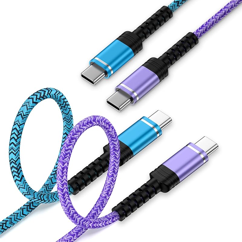 60W Car Carplay Cable Fast Charging for iPhone 17 Pro Max/17/16e/16/16 Pro/16 Pro Max/16 Plus/15/15 Pro/15 Pro Max, USB C to USB C Android Auto USB C