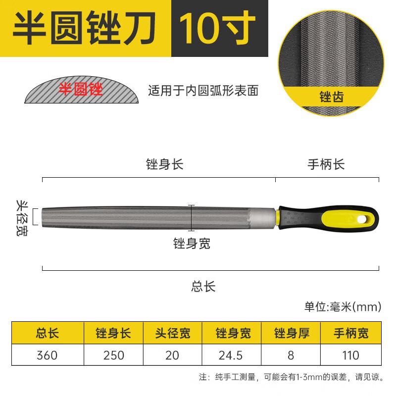 Quenched High-Carbon Steel Metal File