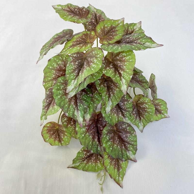 Artificial Begonia Wall Mounted Plant For Photography Props And Home Decor