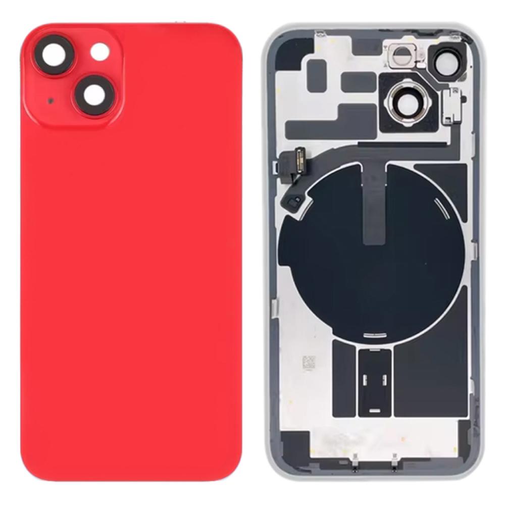 For iPhone 14 Battery Housing Cover+Camera Lens Cover+Bracket+Wireless Charging Port Cable