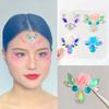 DIY Forehead Tattoo Stickers 3D Children Gem Stickers Face Body Rhinestone Stickers  Party
