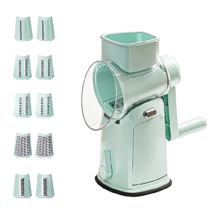 

Portable Hand Operated Vegetable Dicer Chopping Tool Feature Food Grade And Multiple Cutting Option For Home Use зелений