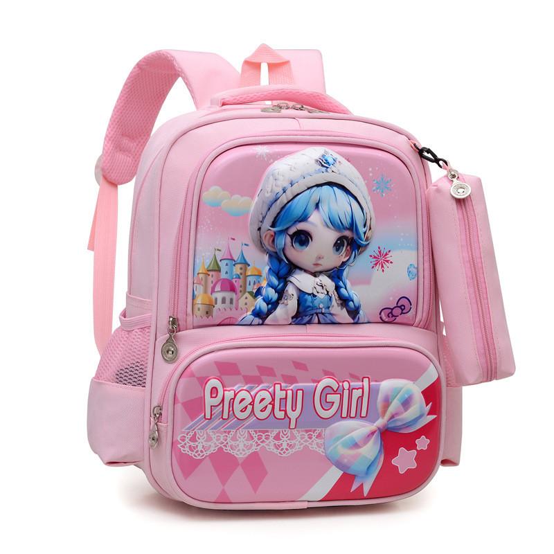 Trendy Minimalist School Kid Backpack Multiple Compartment Durable Construction