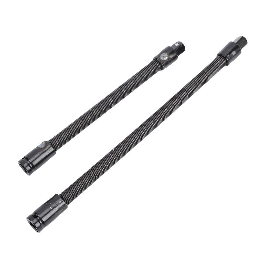 

2pcs 1/2 Inch Drive Flexible Socket Extension Bar Flex Reach Tool Industrial Mechanical Projects