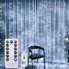 Curtain String Lights - AIMOONSA - 3 X 3 M - 300 LED - USB - 8 Modes