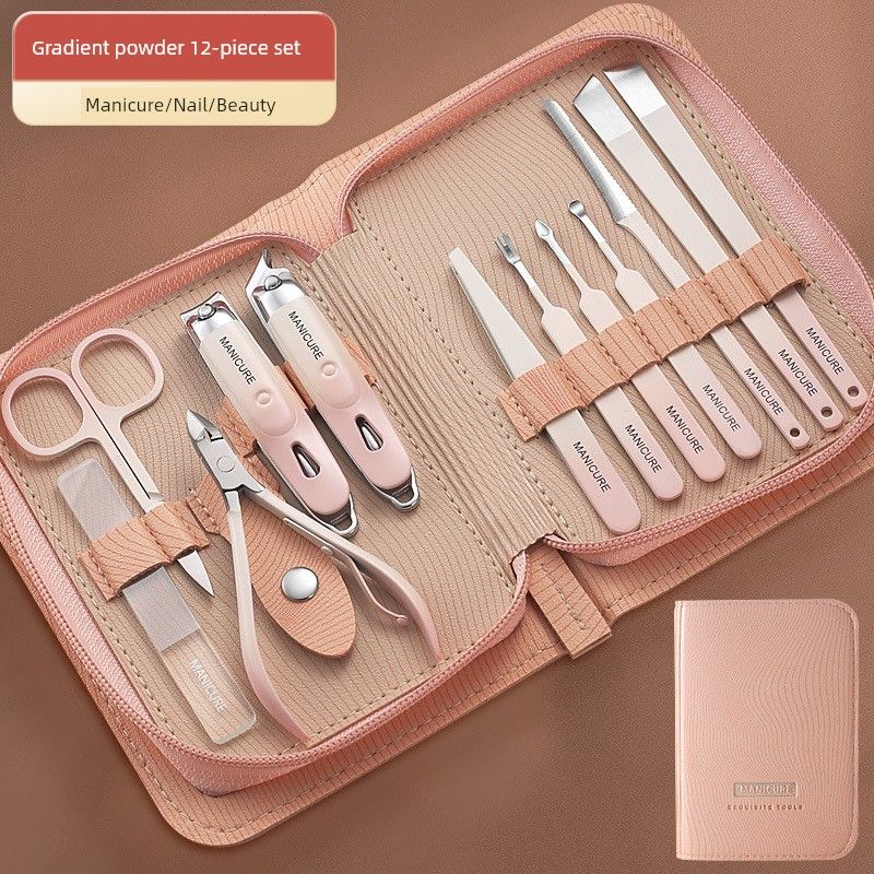 Nail Clippers Suit Nail Scissors For Home Unisex Special Use Pedicure Tools Nail Clipper Pliers Original Manicure 18-Piece Set