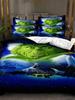 NIEUW Groen Monster Stole Christmas Comfort Beddengoed Set Beddengoed Set Grinch Dekbedovertrek Set King Queen Maat Voor Jongens Meisjes Cadeaus