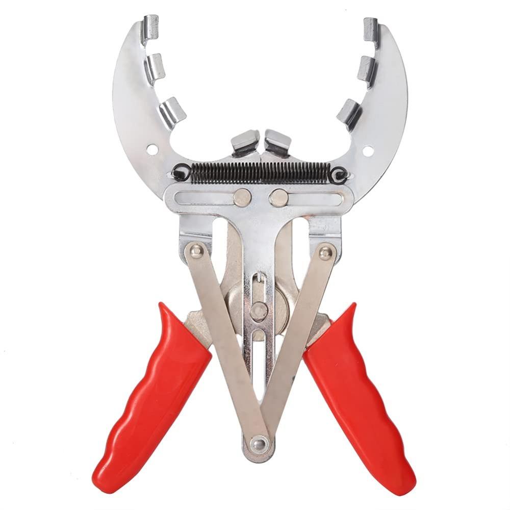 Red Piston Ring Clamp Quick Installer Ring Compressor Pliers Piston Ring Expander Car Auto S красный