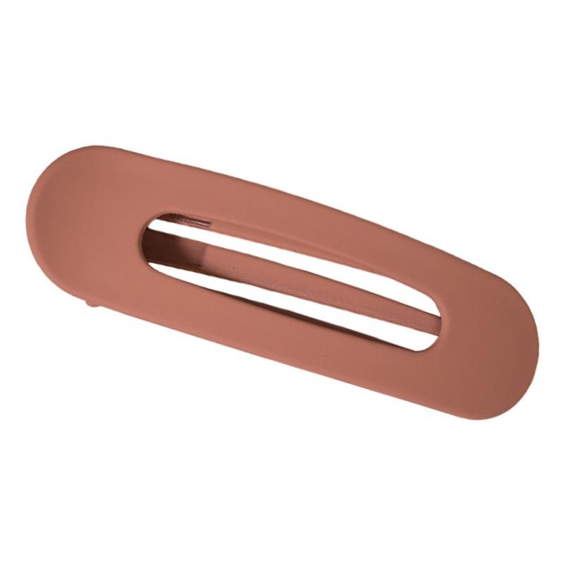 Explosions matte texture duckbill clip color back of the head ponytail hair clip oval horizontal clip temperament hair accessories