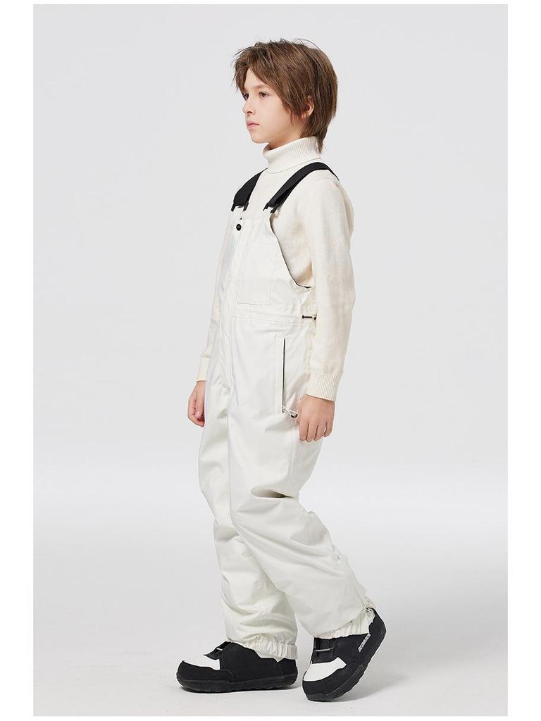 Kids' Winter Ski & Snowboard Bib Pants - Warm, Thick, and Snowproof