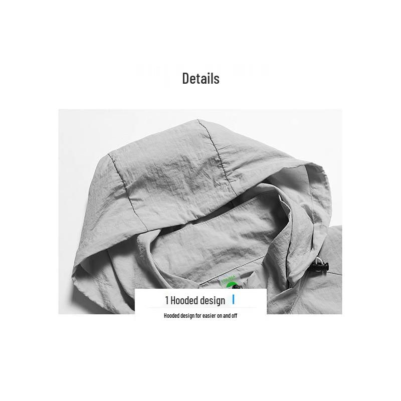 Jeep Men's Lightweight Sun Protection Hooded Jacket
