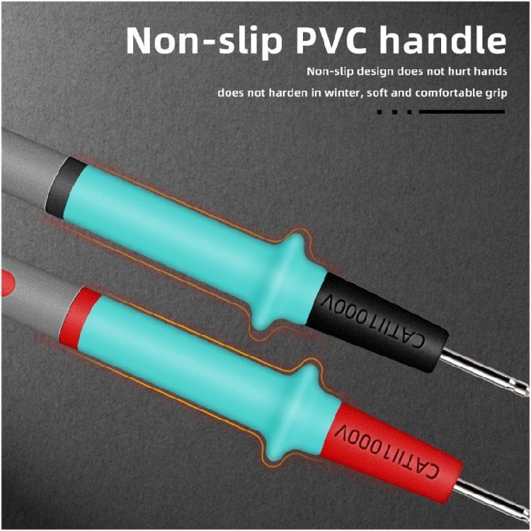 Ergonomic Design 20A 1000V Multimeter Accessories Feature Miniature Tip Probes Test Leads Suitable For Technical Repairs