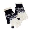 Women Winter Cycling Touch Screen Knitted Glove Students Fashion Warm Full Finger Mittens Female Knitted Glove Wholesale T89