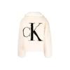 Calvin Klein Logo Print Zip-Up Jacket Women jackets Off-White J20J219842-ACF