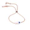 Stylish Bohemian Multicolor Ceramic Fish Bracelet Handmade Jewelry for Women Adjustable Wrist Anklet Accessory