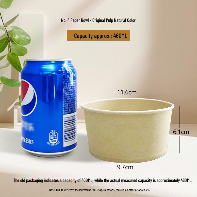 Disposable Round Takeaway Paper Bowls (Case)