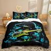 Animation Series 3D Digital Printing Three-Piece Bedding Kit Bed Sheet Quilt Cover