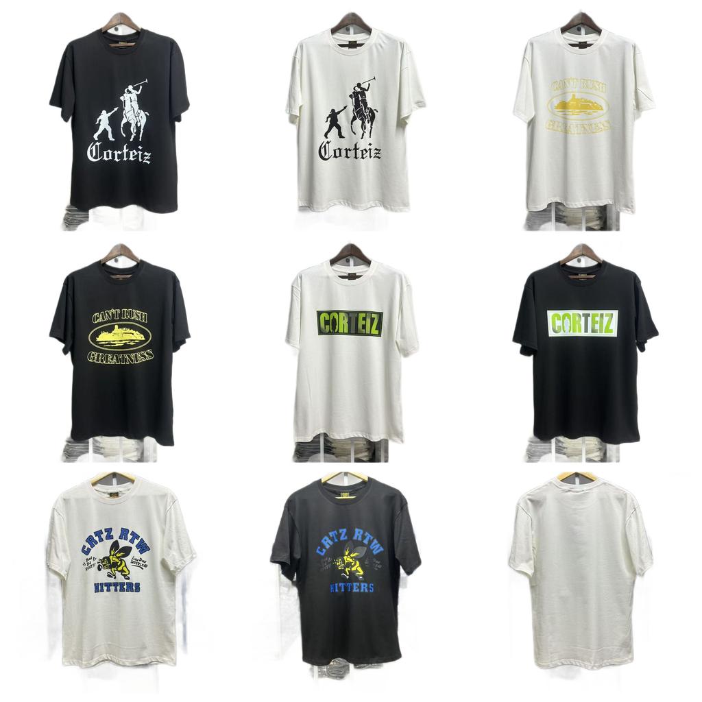 Cross-border New Corteiz Short-sleeved T-shirt Letter Printing Loose Casual Half-sleeve