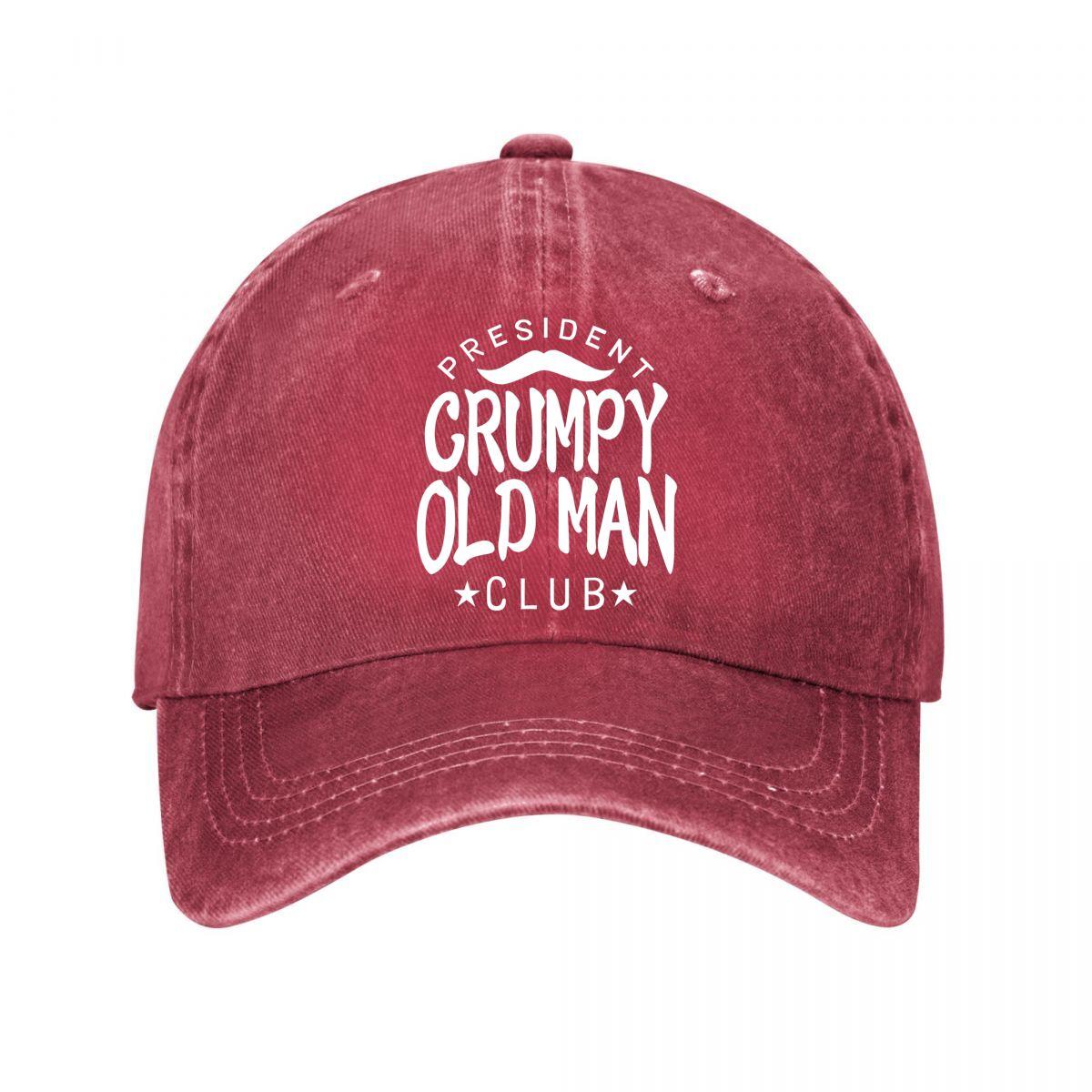 Vintage Washed Cotton Crumpy Old Unisex Club Baseball Cap Washed Baseball Cap Adjustable